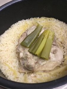赤磐産「雄町米」を使った料理・岡山ジーハン