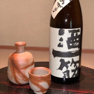 酒一筋　秋あがり・純米無沪過原酒・備前焼