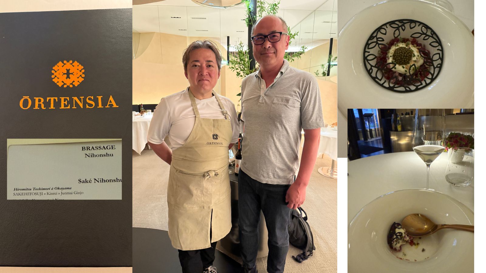 パリのミシュラン一つ星「オルタンシア」